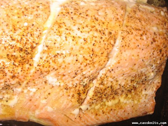 lemon pepper salmon after