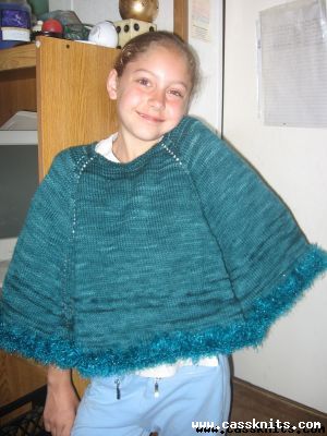 finished poncho